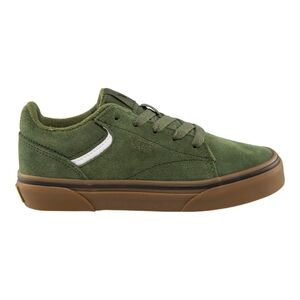 Vans Kids Seldan Army Green Suede Skate Shoes Sneakers Size 5 Unisex